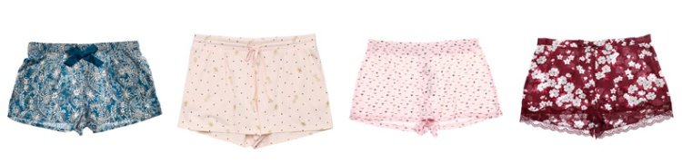 Đồ lót Eiger Etam trắng in họa tiết đồ ngủ ngắn tay top 8E077619685 áo kiểu nữ đẹp tuổi 35