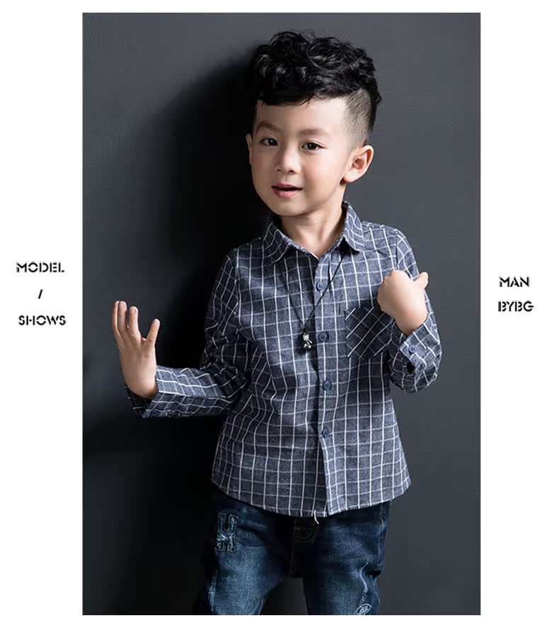 Chemise garcon à manche longue - Ref 2075759 Image 13