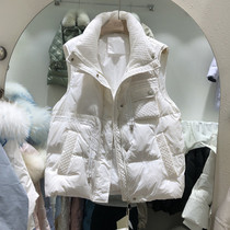 European 90 White Duck Down Vest Womens 2023 Autumn and Winter New Short Style Loose Casual Down Jacket Vest
