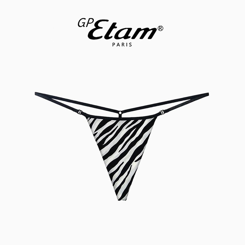 French Gpetam New Sexy Bikini Thong Women's Cotton Panties Double-Layer Pure Desire T-Pants French Gpetam New Sexy Bikini Thong Women's Cotton Panties Double-Layer Pure Desire T-Pants