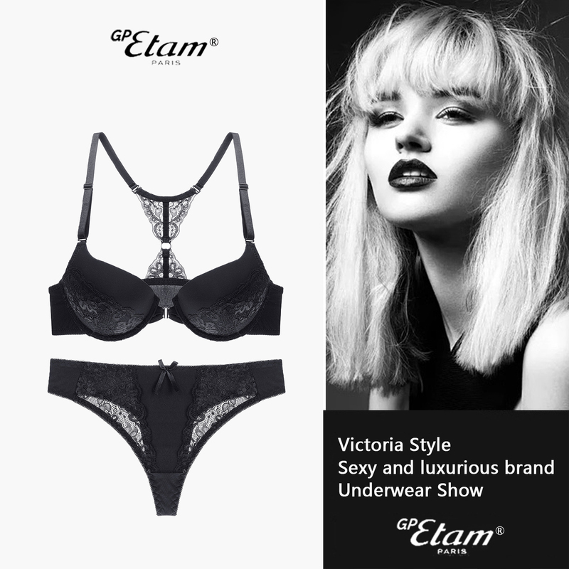 French Gpetam Lace Front Button Intimates with Intimates Sexy Intimates Women's Push-Up Bra Thong Set French Gpetam Lace Front Button Intimates with Intimates Sexy Intimates Women's Push-Up Bra Thong Set