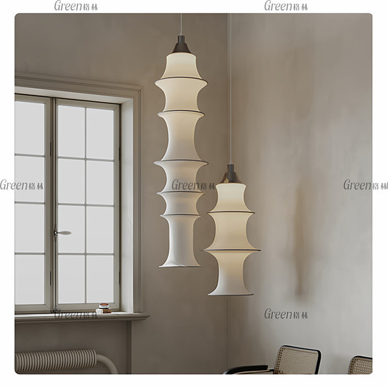 Italian Living Room Bedroom Silk Chandelier Designer Clothing Store Guesthouse Lobby Japanese-Style Bamboo Floor Lamp