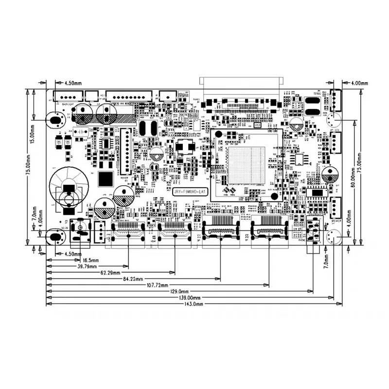 Новейшая плата драйвера дисплея высокого класса Jiarunyuan 2K240Гц 4K120Гц JRY-F9MUHD-LA1