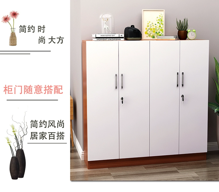 tủ cửa có khóa hiện đại nhỏ gọn sảnh tủ giày tủ dung lượng lớn an ninh nhà ngoài trời tủ khóa giày - Buồng
