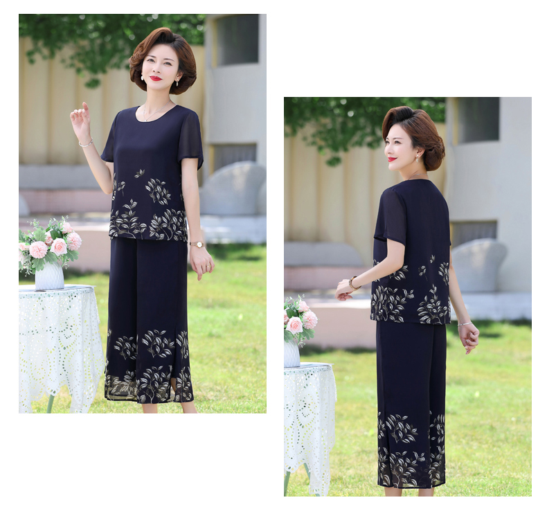 E6061 870K ĐỒ BỘ NỮ TAIRYA BIG SIZE NGOẠI CỠ NGẮN TAY MÙA HÈ TRUNG NIÊN THỜI TRANG NỮ LỤA TƠ TẰM G03 SẢN PHẨM MỚI