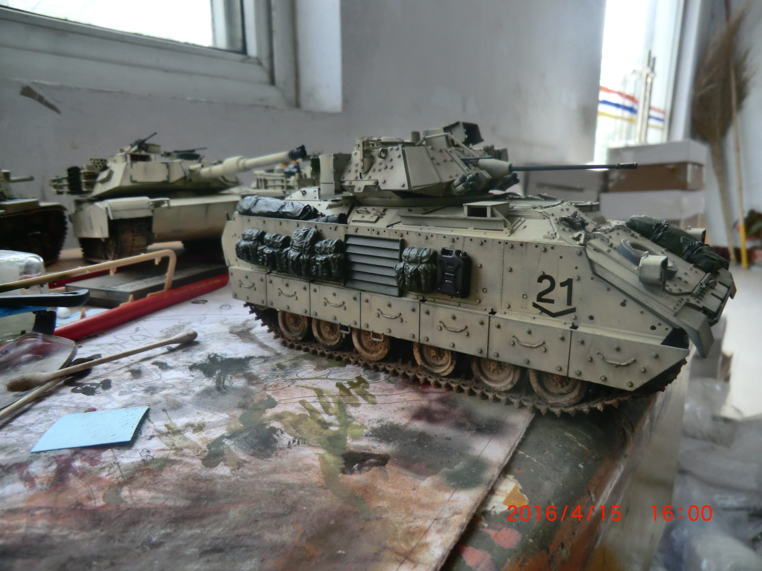 Field Palace 35264 M2A2 US Bradley infantry combat vehicle generation (package plate)