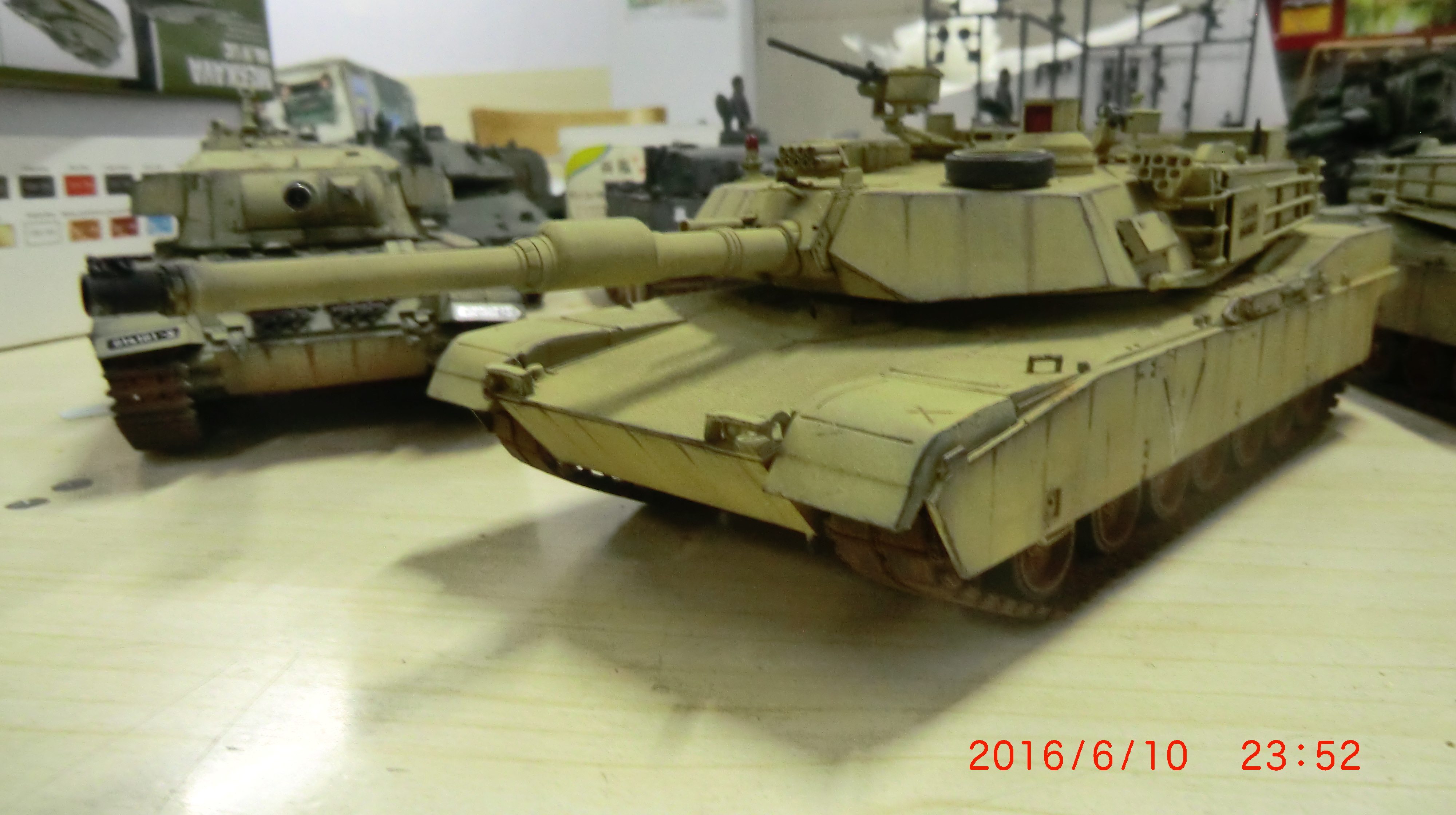 Trumpeter 00337 1 35 American M1A2 main battle tank finished product foundry (package board)