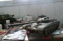 Tamiya 35160 T-72 tank model OEM package plate