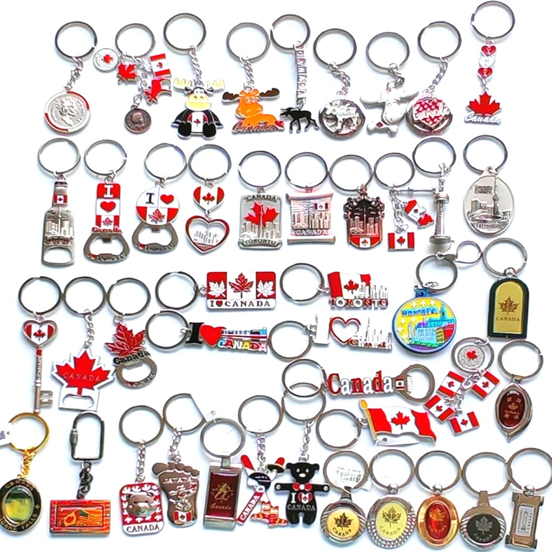Canadakeychain Travel Souvenir Keychain Bottle Opener Canada Toronto Maple Leafs Ice Hockey Moose Bear