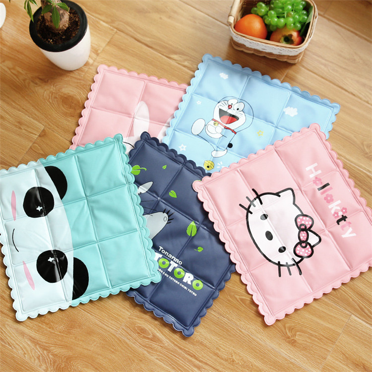 可爱卡通学生降温凝胶冰垫冰晶水坐垫冰袋夏天冰凉屁股垫汽车水袋