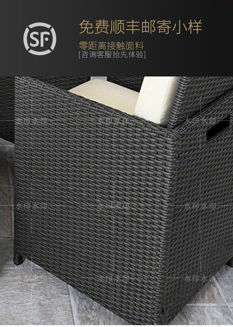 Ghế ngoài trời Wicker Ghế sân vườn Sân vườn Dinette Giải trí Kết hợp Đồ nội thất Kính cường lực Bàn vuông Ghế ngoài trời bàn ghế cà phê ngoài trời