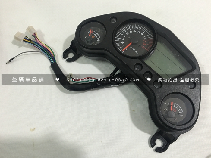 Đường đua Xinling đường chân trời phụ kiện lắp ráp dụng cụ xe máy Jinjie 150 LCD xe thể thao - Power Meter đồng hồ báo xăng điện tử