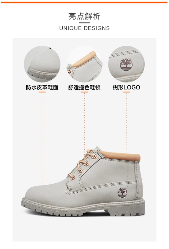 Giày nữ Timberland Tim Berkshire 19 giày mùa xuân mới không thấm nước cổ điển | A1WC6 - Khởi động ngoài trời