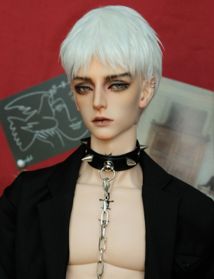 taobao agent BJD collar rivet necklace traction rope neck circle SD doll prop access to four -point uncle Zhuang uncle Zhuang uncle