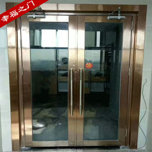 Manufacturer Direct sales Class-A stainless steel steel glass door indoor fire fireproof door KTV soundproof door B fireproof window