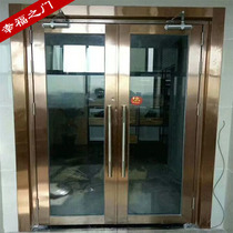 Manufacturer Direct sales Class-A stainless steel steel glass door indoor fire fireproof door KTV soundproof door B fireproof window