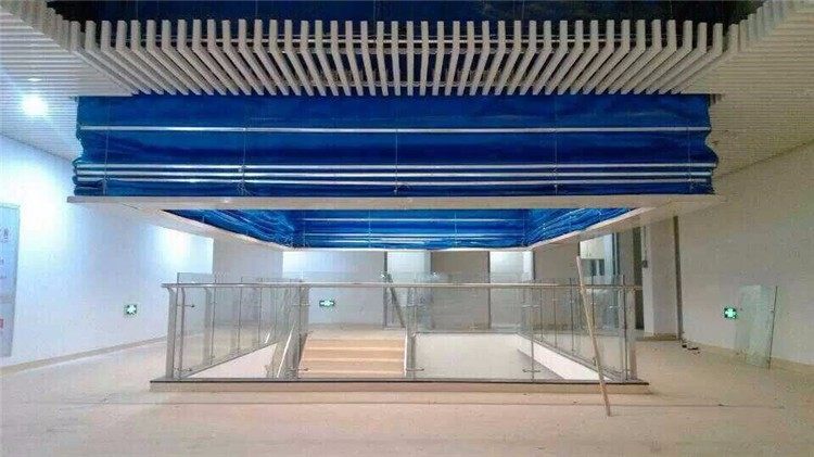 Factory direct sales custom steel stainless steel fire double track double curtain inorganic super fire shutter door with complete documents