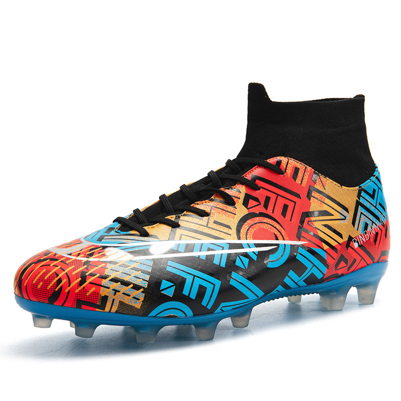 Cross-border foreign trade Large size 47 Soccer shoes Men's Broken Nails Artificial Meadow Training Shoes Teenagers Elementary And Middle School Sports Shoes