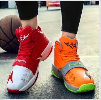 Yuanyang basketball shoes men's high-top sneakers summer yin and yang different color shoes men's wear-resistant breathable outfield sneakers
