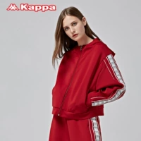 Kappa / back to back chính hãng Kappa mùa xuân và mùa thu mới của phụ nữ xu hướng áo len ngắn trùm đầu - Áo len áo da nữ đẹp