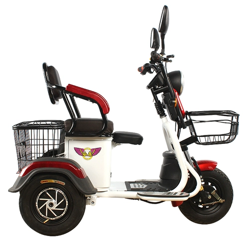 Электрический трехколесный трехколесный велосипед для пожилых людей для взрослых, для среднего возраста