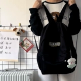 Ранец, брендовая ретро универсальная сумка через плечо, красный вместительный и большой рюкзак, в корейском стиле, для средней школы, подходит для подростков, подходит для студента