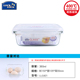 hộp hâm nóng thức ăn Khóa và khóa cửa hàng lưu trữ thủy tinh hộp lưu trữ lò vi sóng chịu nhiệt bát kín hộp tròn hình chữ nhật tròn hộp ăn trưa - Hộp cơm điện sưởi ấm hộp cơm điện lock and lock