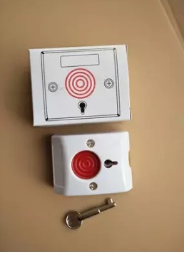 Original HoneywellPB-2 emergency button switch bank gold shop 110 network alarm dedicated