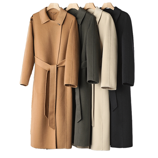 Beiyuan Celebrity Double-sided Cashmere Coat Women