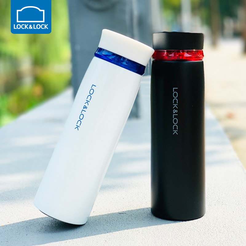 Clear Cabin Music Buckle Lebuckle Stainless Steel Insulated Cup Light portable water glass minimalist creative mug lovers cup cup