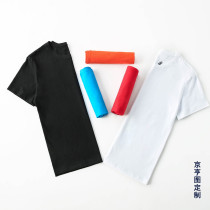 Function t high-end custom T-shirt round neck T-shirt printing set short sleeve diy custom-made shift l print logo solid color white t