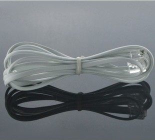 Pure copper flexible telephone line double-headed telephone line 2-core ADSL broadband cat telephone line with crystal head 20