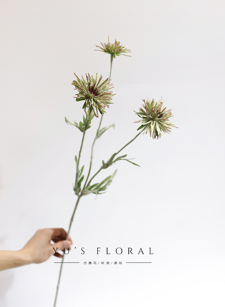 Simulation flower crab claw daisy flower flower art flower space beauty decoration photography props