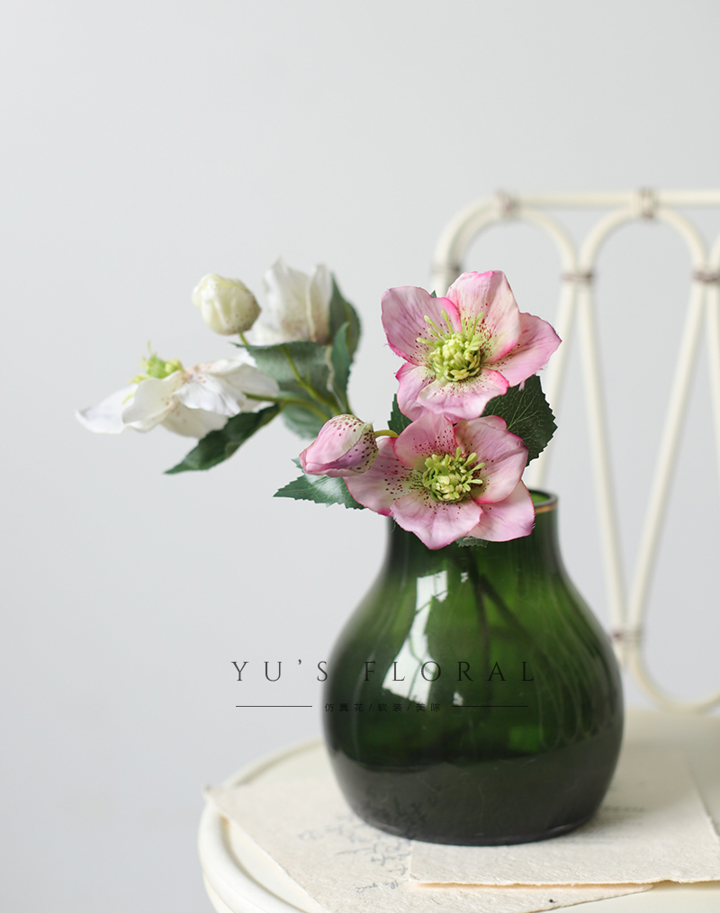 Artificial flowers, iron chopsticks, rabbit sunflower, holding flowers with flowers, home decoration, model room decoration, floral landscaping