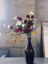 Simulation small wild flower small chrysanthemum multi-color heavy color natural flower arrangement with flower home decoration flower photography props