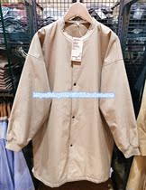 Do not return MUJI MUJI womens not easy to get water stand collar coat domestic 3 colors optional