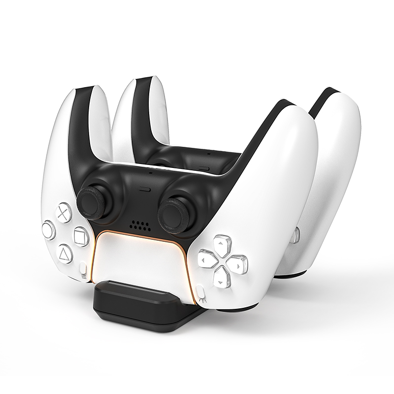 ps5 handle seat charging double charging ps5 game handle charger wireless handlebar charging seat type-C charging wire