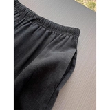 Летние тонкие штаны для отдыха, в корейском стиле, в западном стиле, эластичная талия, на шнурках