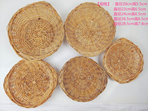 Popular stone pot casserole bottom support anti-hot heat insulation sand pot stone pot tray round rattan anti-hot tray Rice