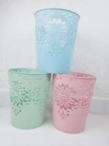 Household living room sanitary bucket bedroom bathroom kitchen office dormitory plastic uncovered creative hollow trash can