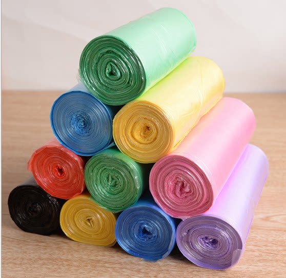 Thickened Garbage Bag 45x55cm Point Breaking New Stock Home Kitchen Big plastic garbage bag 500 load-Taobao