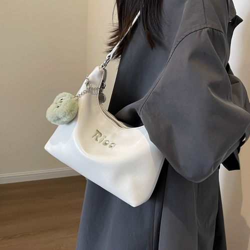 Летняя универсальная серебряная сумка через плечо для отдыха, модная сумка на одно плечо