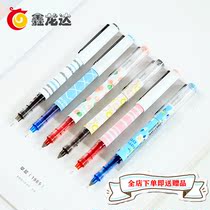 Snow x881 straight liquid ball pen Needle tube type Neutral signature pen Stationery student office small fresh water pen