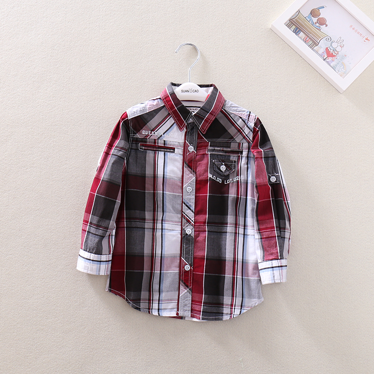 Chemise enfant à manche longue - Ref 2083926 Image 7