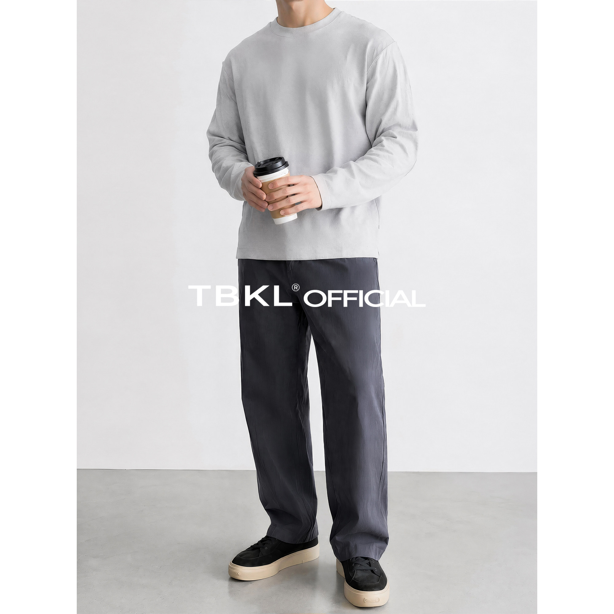 【チノジャパン】シンプルカジュアルチノパンツ メンズ ゆったりストレートレッグ 万能通勤オールシーズンロングパンツ