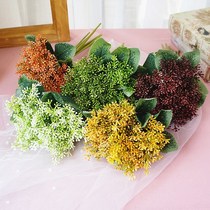 Hand letter Wheat ear bouquet Wedding hand bouquet Bouquet Road lead flower wall decoration Fake flower arrangement accessories DIY crafts