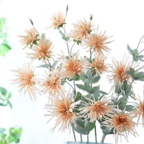 Three head hair planting Rod crab claws crab claws long branch floor Flower home decoration fake flower wedding flower art model room decoration