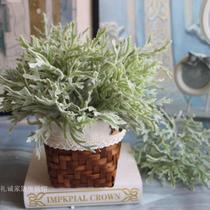 Five fork of fur horn leaf simulation flower simulation plant simulation flower suit wedding flower array material