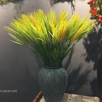 Simulation of wheat rice grain stage background prop wedding flower flower flower material stage set wheat