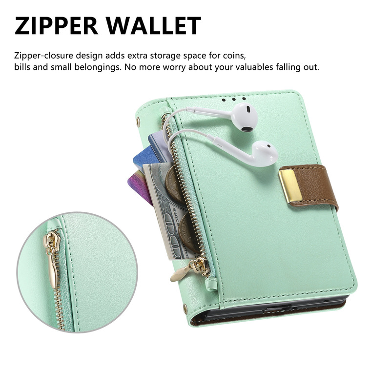 Golden Retriever Card Slot Leather Stand Flip Foldable iPhone Case